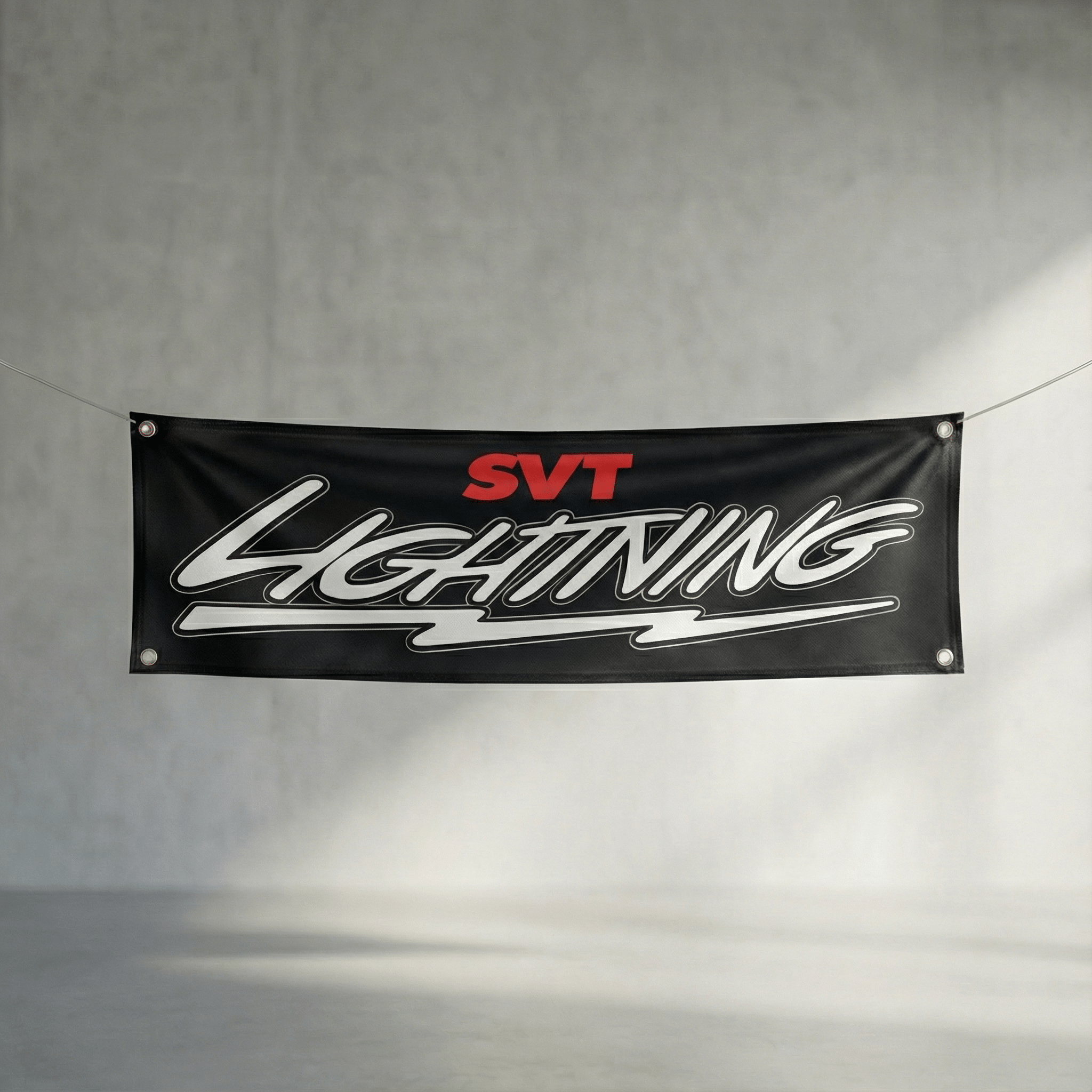 Mustang SVT Lightning Fabric Show Banner - Ford Show Parts